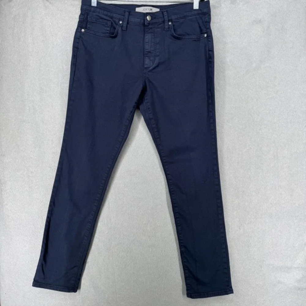 Joe's Jeans Chino Pants Mens Size 34x33 Navy Slim Straight Stretch Soft 5 Pocket